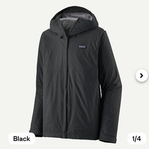 Patagonia Men's Black Hooded Jacket